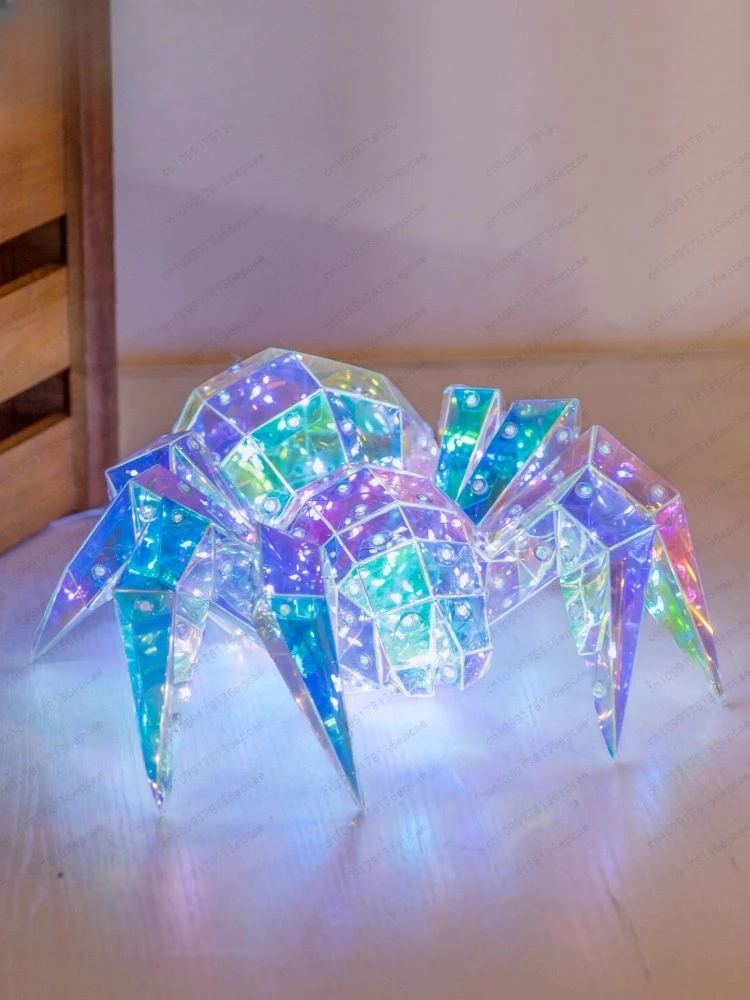 

Halloween Symphony Spider Haunted House Ornament Shopping Mall Window Scene Ghost Festival Creative Ambient Lighting Dress Up