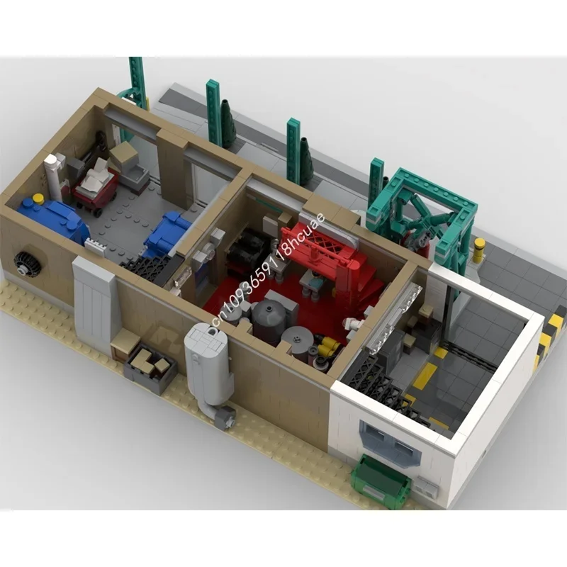 3934 elementy MOC Breaking Bad Modularny Pralnia i Model do Budowania Prezent na Boże Narodzenie Klocki Architektura DIY Pomysły Zabawki Urodziny dla Dzieci