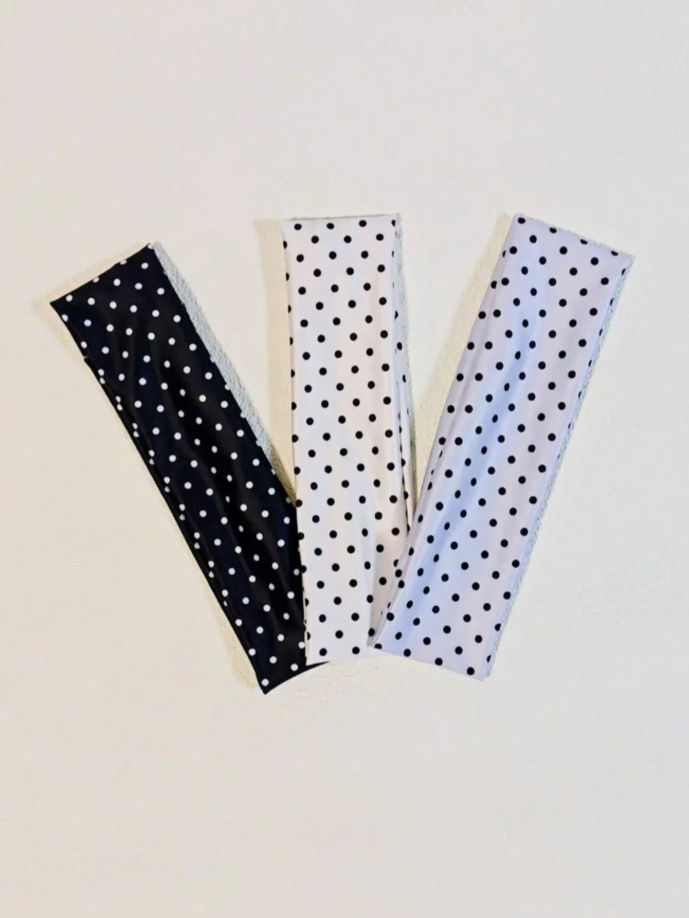 

Women's Polka Dot Wide Elastic Headbands For Makeup Sports Beach Hair Accessories
