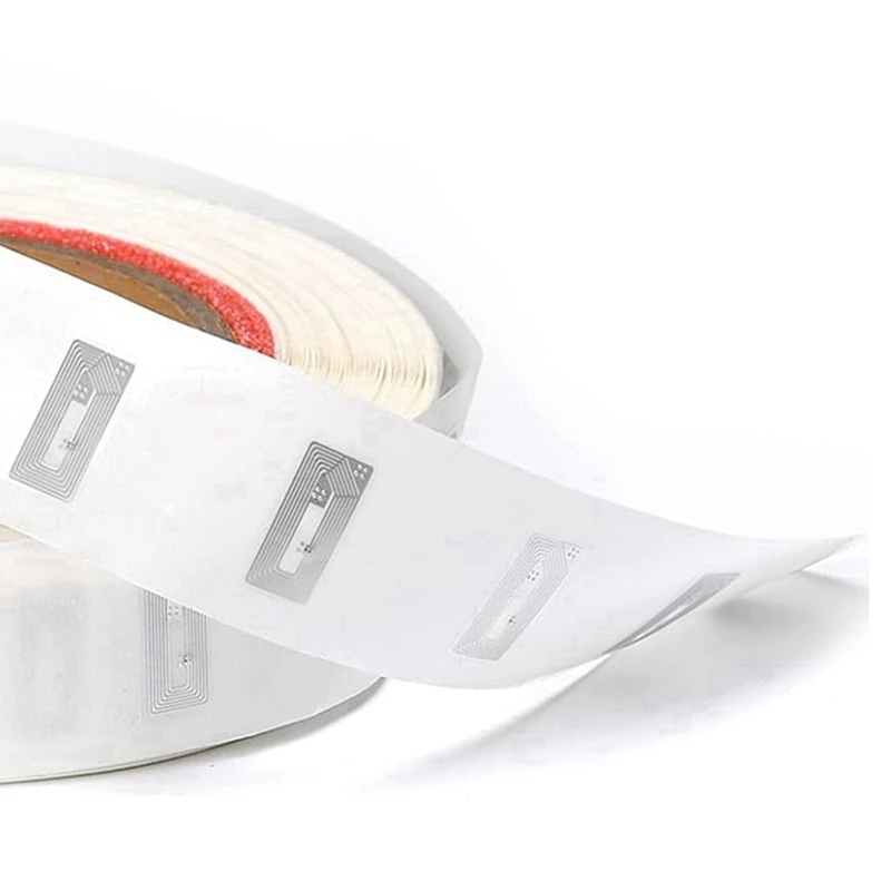 Smart-300 PCS แท็ก NFC สติกเกอร์ NTAG213 ชิปเปล่า NFC สติกเกอร์ป้ายกาว RFID Rewritable 144 ไบต์หน่วยความจํา