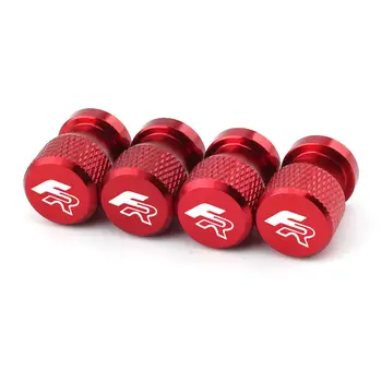 4 kusy pro Seat Leon FR+ Cupra Ibiza Altea Exeo Formula Racing Car Krytky ventilků pneumatik Kryty kol Voděodolné příslušenství 8 nejlepší prodej logo Seat Leon FR - №6