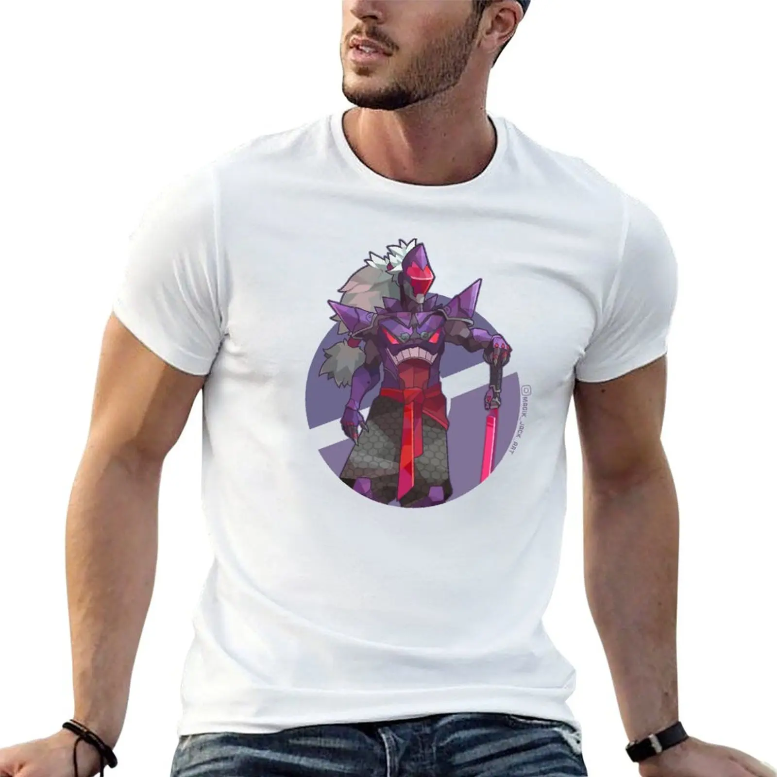Blade of the Purple Smog T-Shirt Modern Style Print T-Shirt