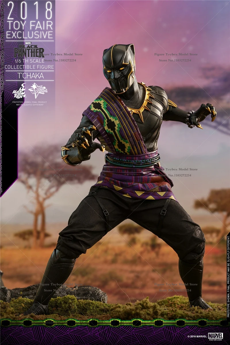 HOTTOYS HT 1/6 MMS487 Black Panther Tchaka 2018 Toy Fair Exclusive Edition Action Figure Marvel 12