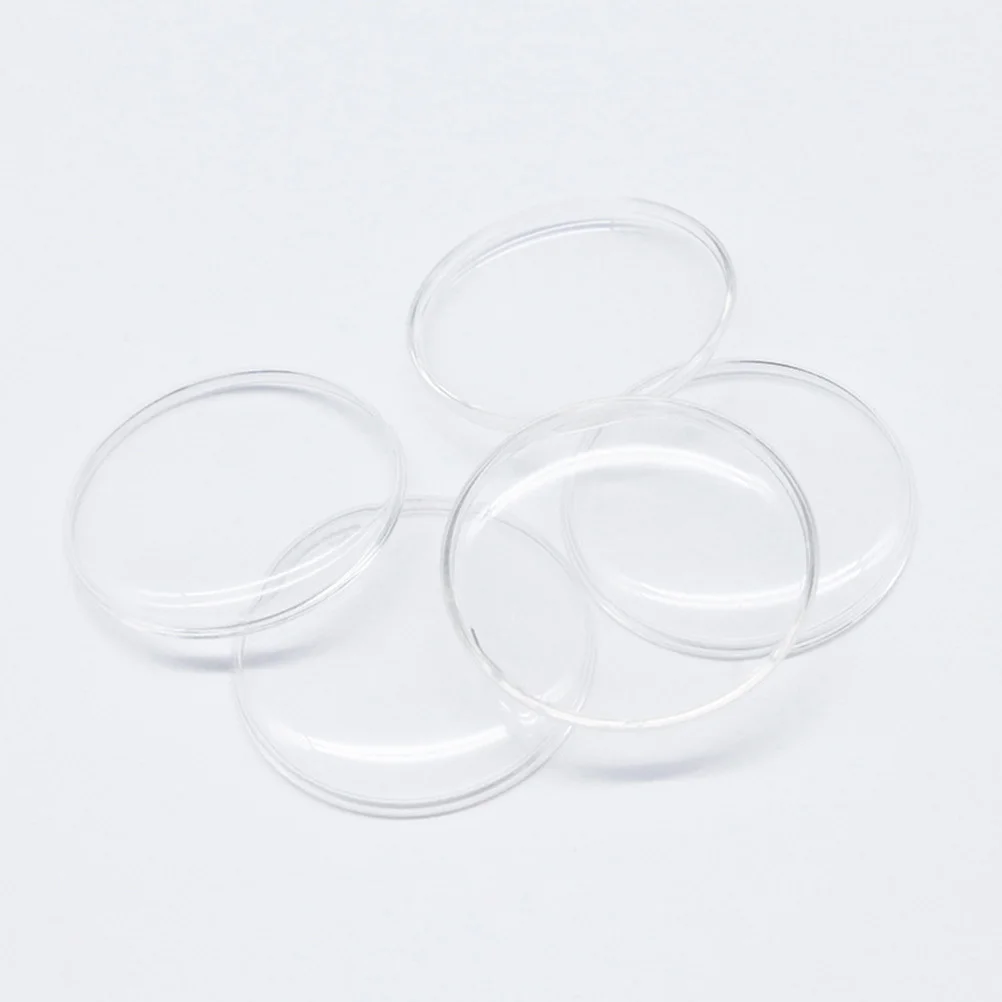 

5Pcs Acrylic Watch Glass Lid Smooth Edges Polished Surface Watch Repair Material Clear Protector for Dial Safety and Durability