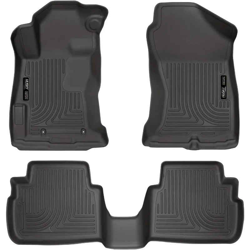 

US Weatherbeater Floor Mats | Fits 2018 - 2023 Subaru Crosstrek,2017 - 2023 Subaru Impreza | Front & 2nd Row, 3-pc Black - 99661