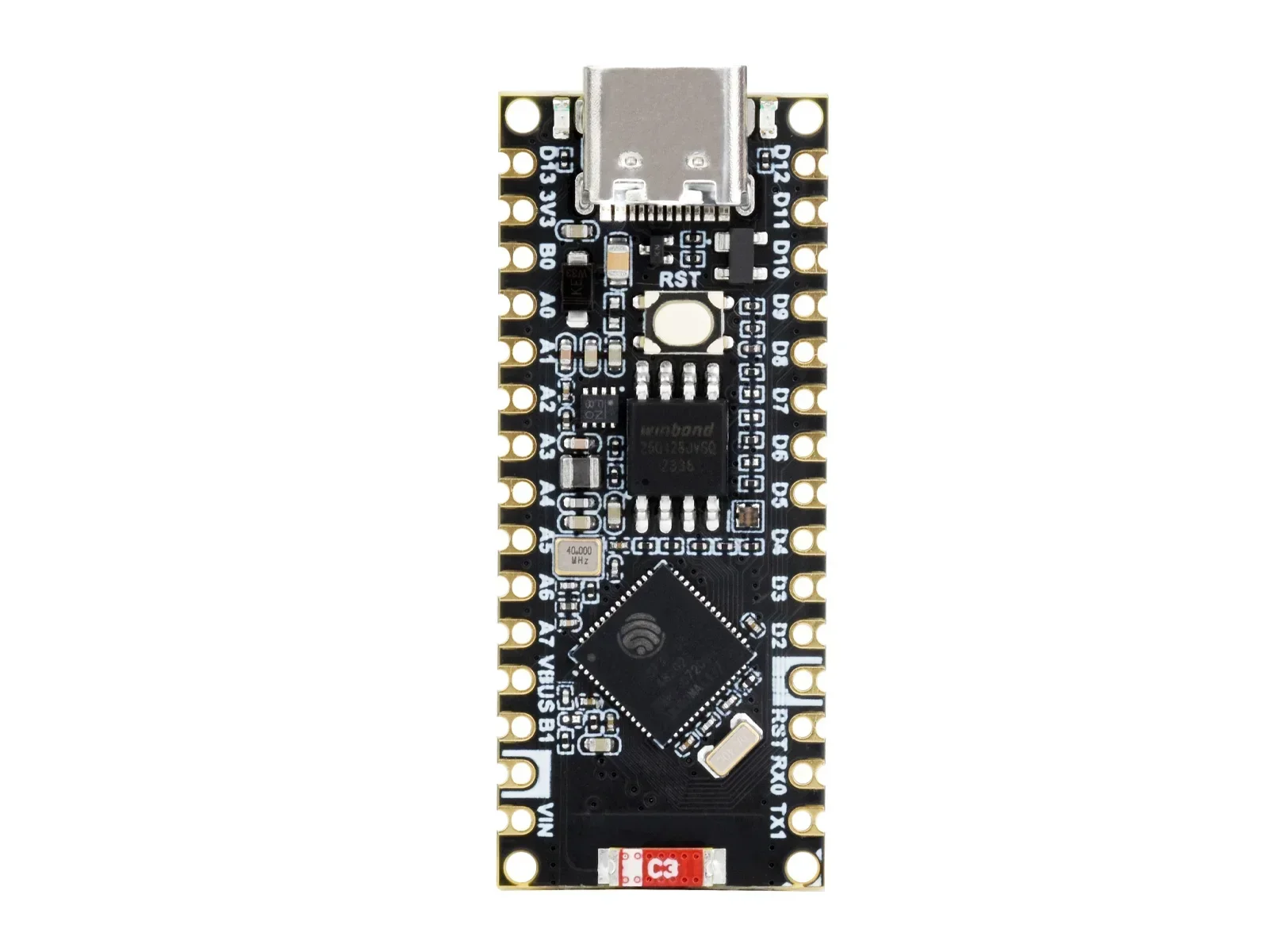 Waveshare ESP32-S3-Nano Development Board, Based on ESP32-S3R8, Compatible with Arduino Nano ESP32