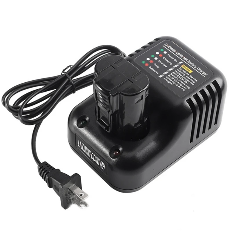 Fast Charger Black Charger 2In1 With Indicator Light For Paslode Lithium-Ion Battery 900420 900420 Power Charger (US Plug)