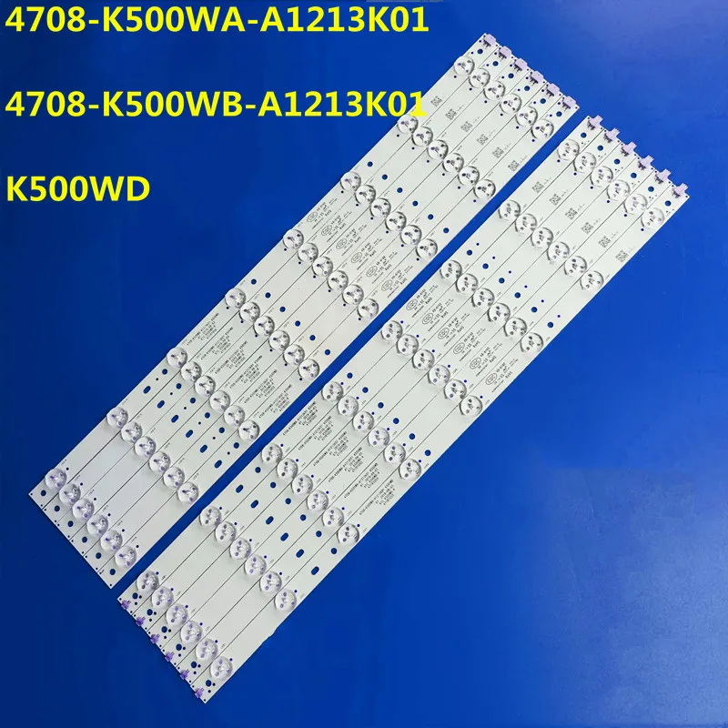 LED Backlight Strip For K500WD 4708-K500WA-A1213K01 4708-K500WB-A1213K01 LE50K33S LE50K35S 50PFL5040/T3 50PFL3040 50PEL5141