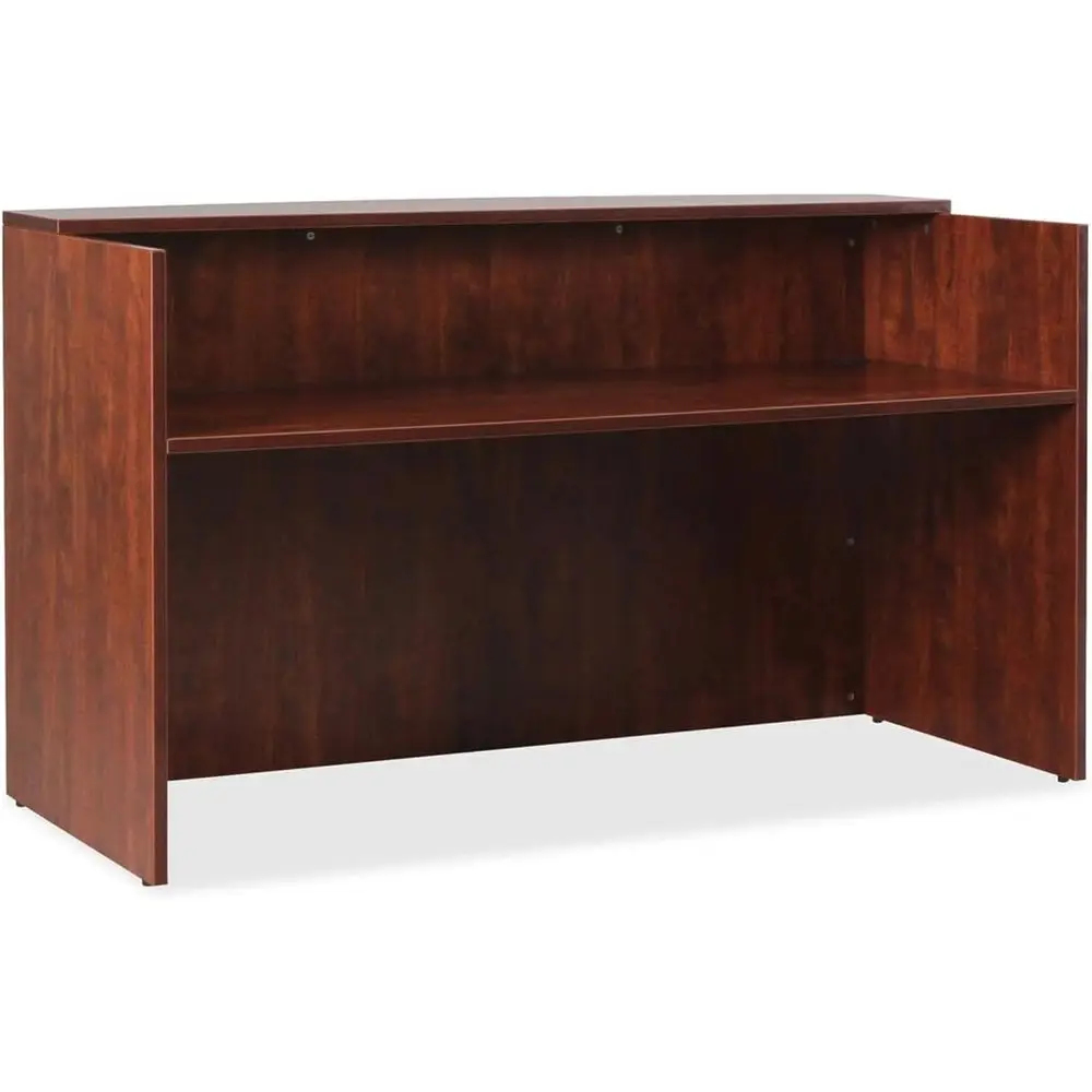 59581 entials Retion Desk, Cherry Laminate