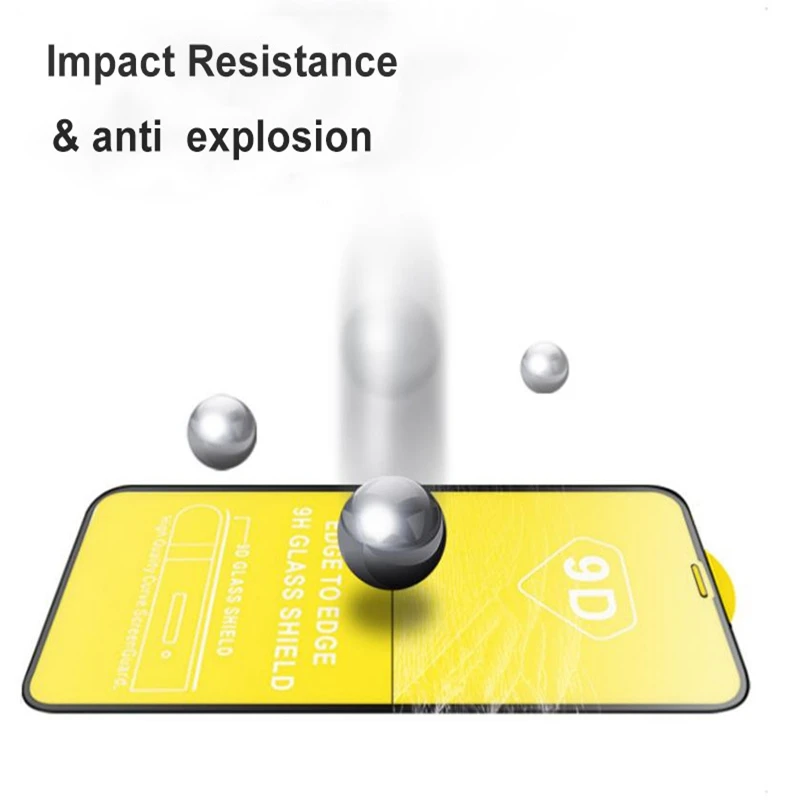 아이폰 XR X XS 맥스용 화면 보호대 강화 유리, 아이폰 15, 11, 12, 13, 14 프로 맥스, 15 플러스, 9D 보호 유리, 1-4 개