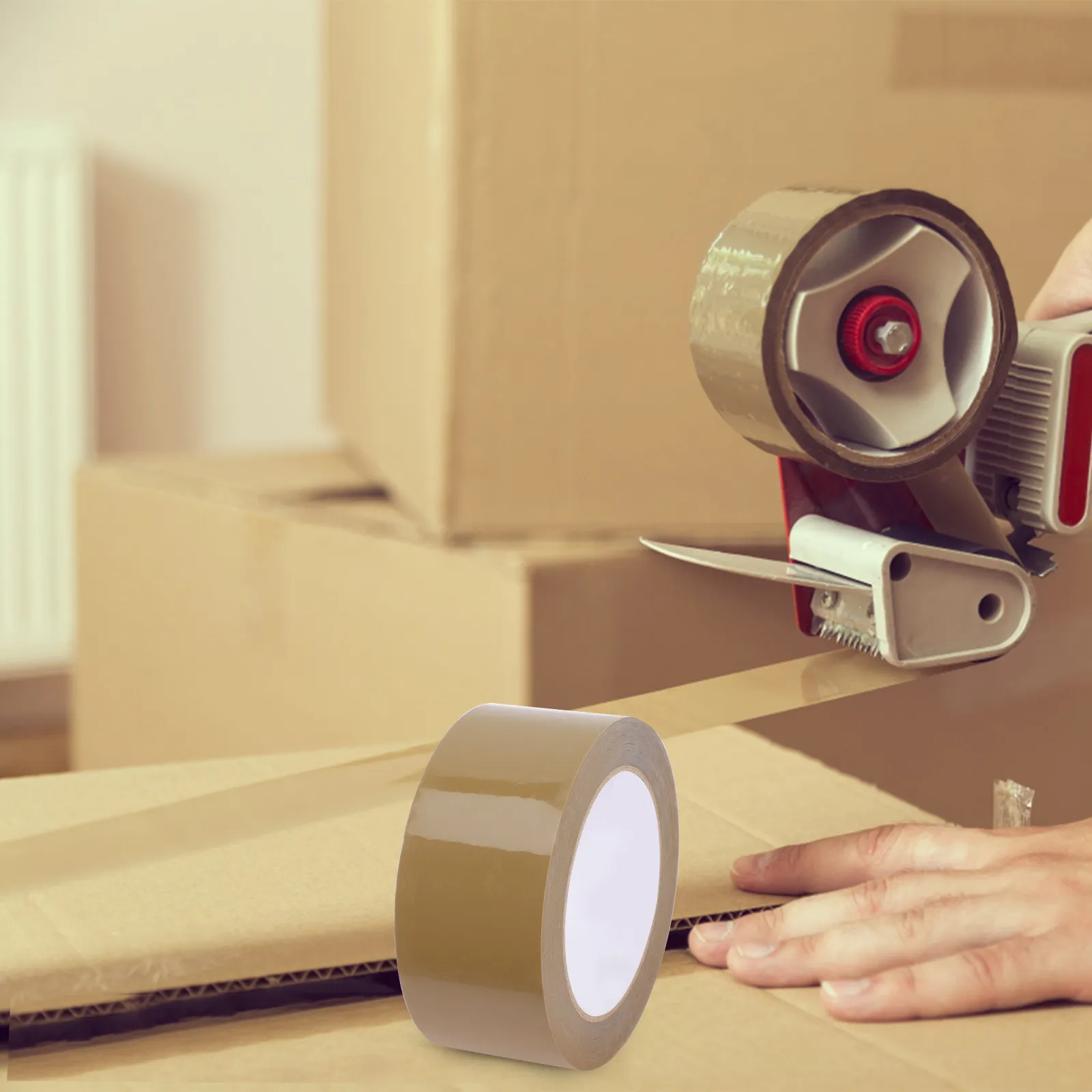 2-pieces-de-ruban-adhesif-pour-emballage-en-carton-a-haute-adherence-sans-deformation-facile-a-utiliser-pour-la-fermeture-de-boites-l'emballage-et-le-transport-ruban-adhesif-brun