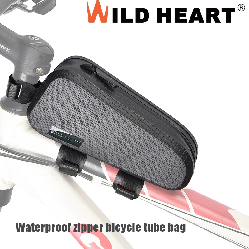 

WILD HEART Waterproof Bike Frame Bag Bicycle Beam Bag Cycling Waterproof Bag with Built-in Shock Absorption Liner