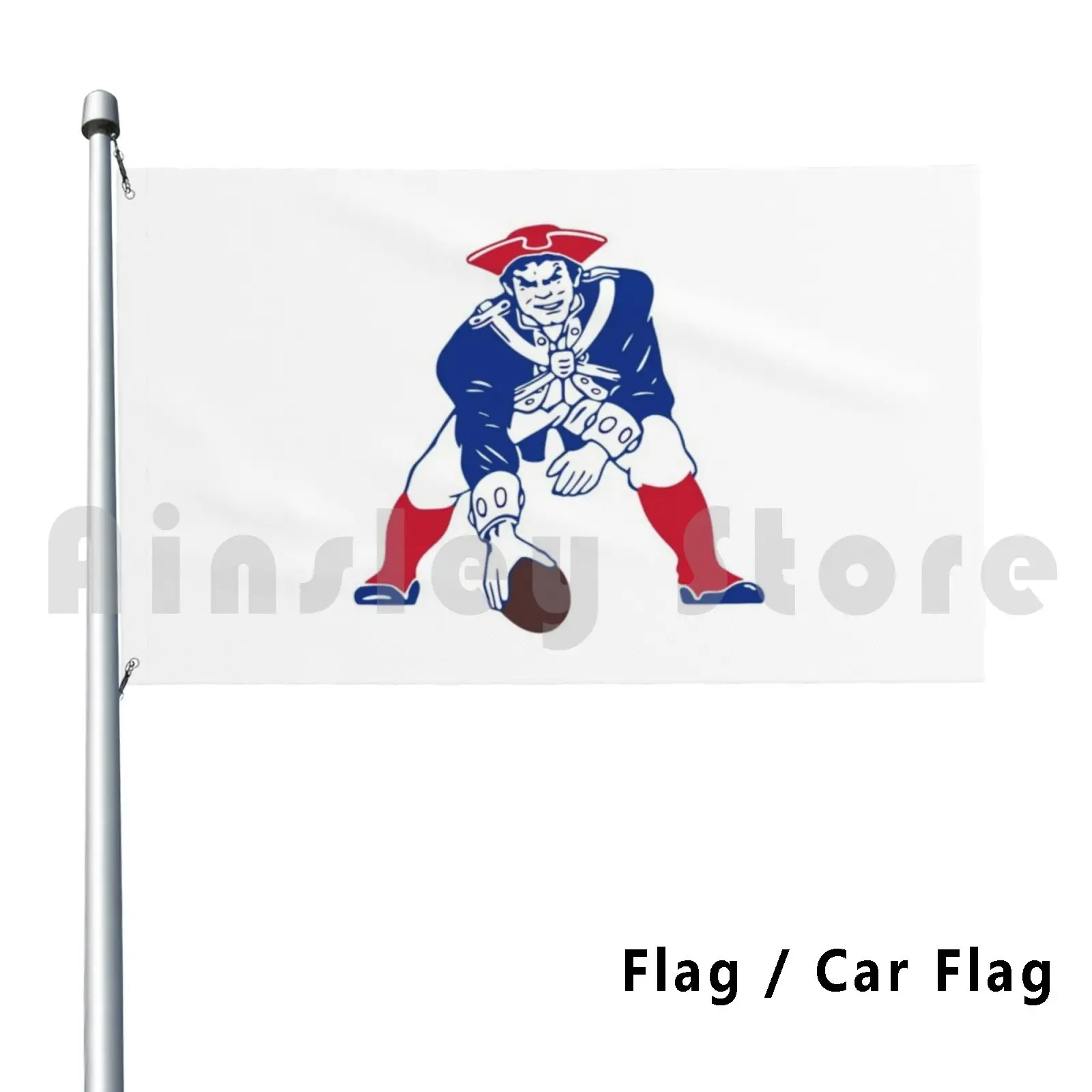 Патриоты-Флаг Новой Англии Автомобильный Флаг Забавный Логотип