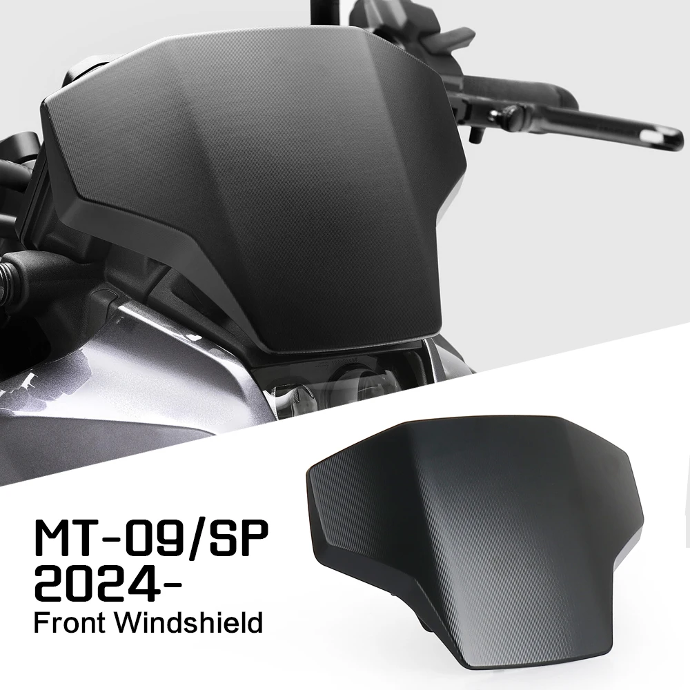 

Fit For YAMAHA MT-09 2024 2025 MT09 SP MT 09 New Motorcycle Sport Windshield Visor Aluminum Windscreen Black Silver