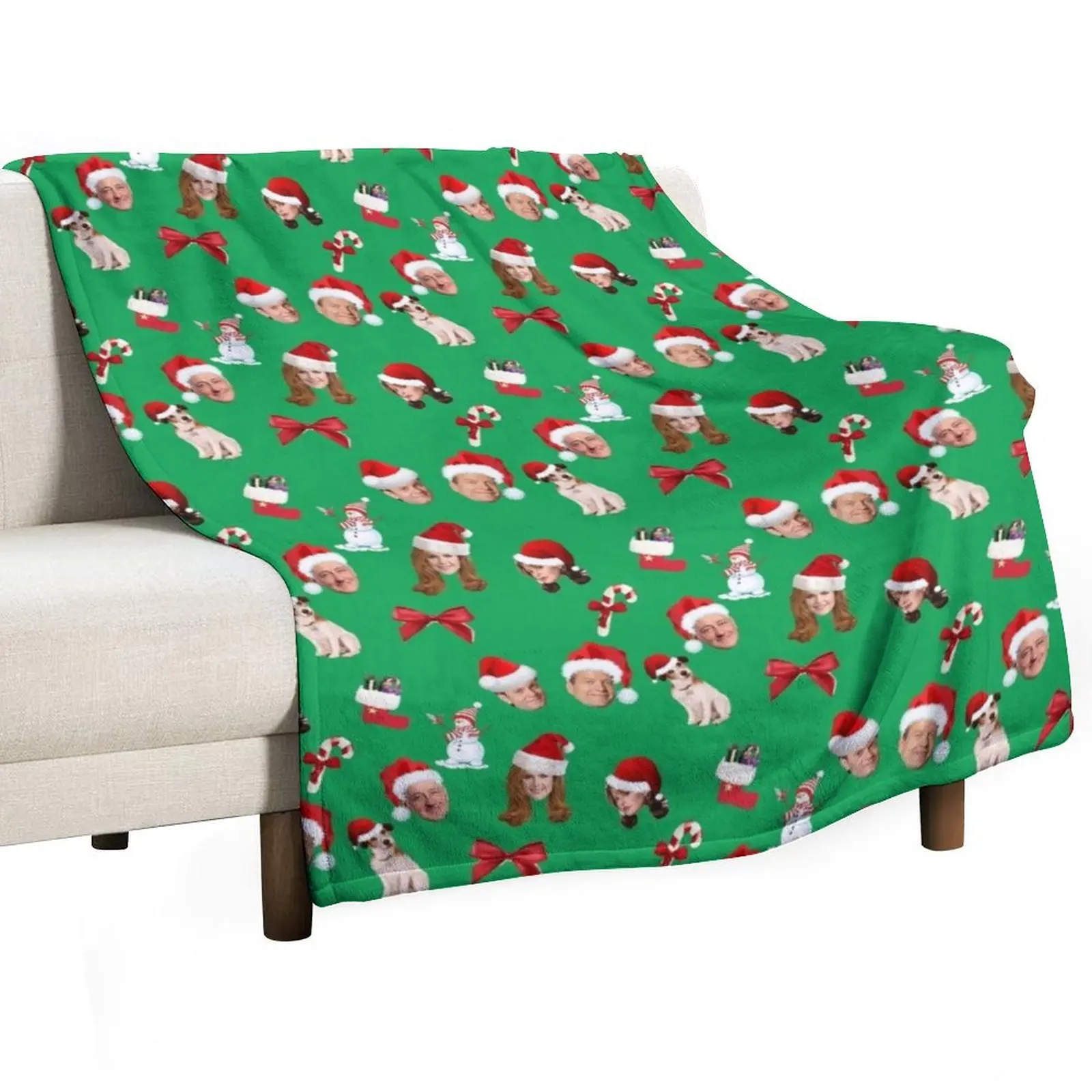 

frasier christmas pattern Throw Blanket Thin Blankets For Sofas Sofa Throw Soft Big Blankets