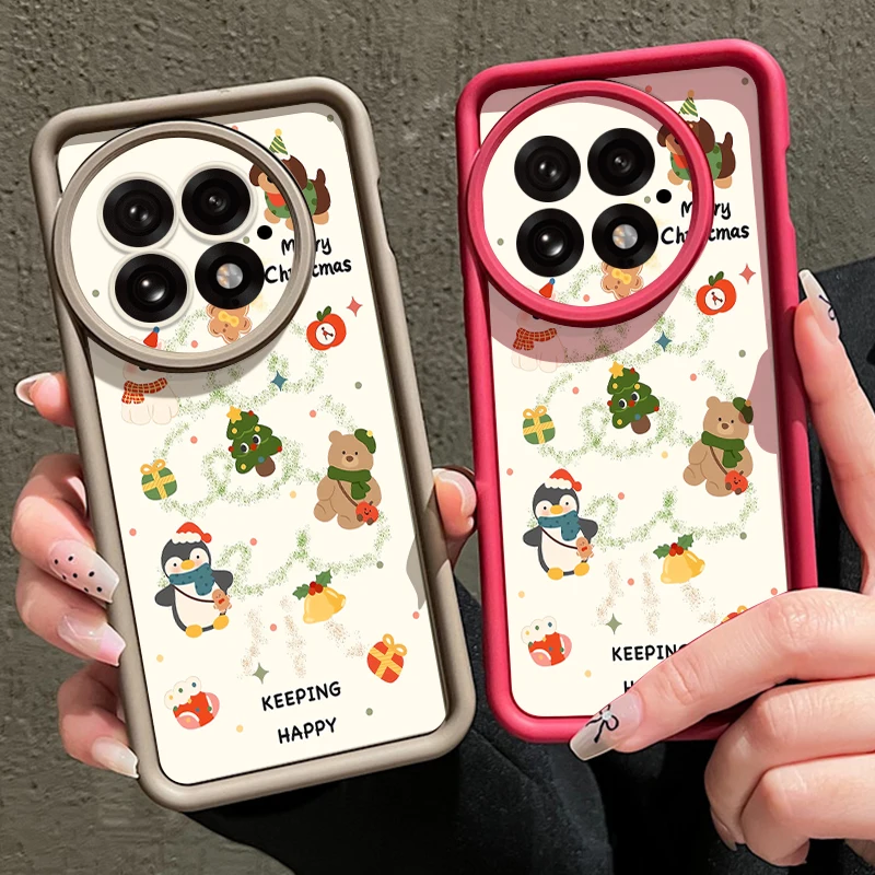 ل Oneplus 15 13 13T 12 حافظة الكرتون جرو الدب البطريق نمط غطاء سيليكون ل Oneplus Nord 5 13R 12R 11R Funda #3