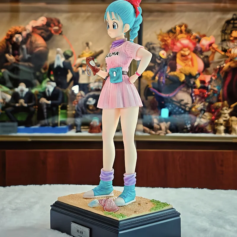 Jt Statue 30cm Bulma Statue Dragon Ball Childhood Series Bulma Dragon Ball Anime Figurine Collectible Model Anime Figure Toys - view 3
