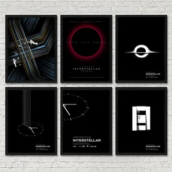 Art Canvas Painting Interstellar Movie Wall Poster and Print Picture Space Universe Astronaut Bedroom Home Art Decoration