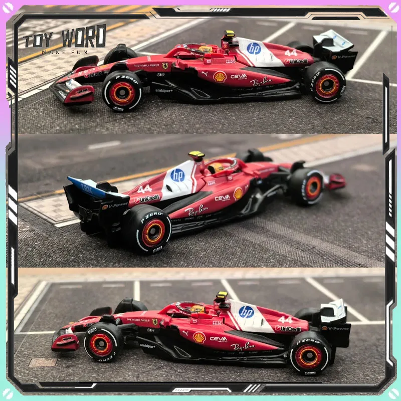 オリジナルホットウィール-f1レーシングカー-ゴールドラベル-hrv11-フェラーリ-sf-25-ハミルトン-no-44-フォーミュラレーシング合金製車両コレクターズトイ