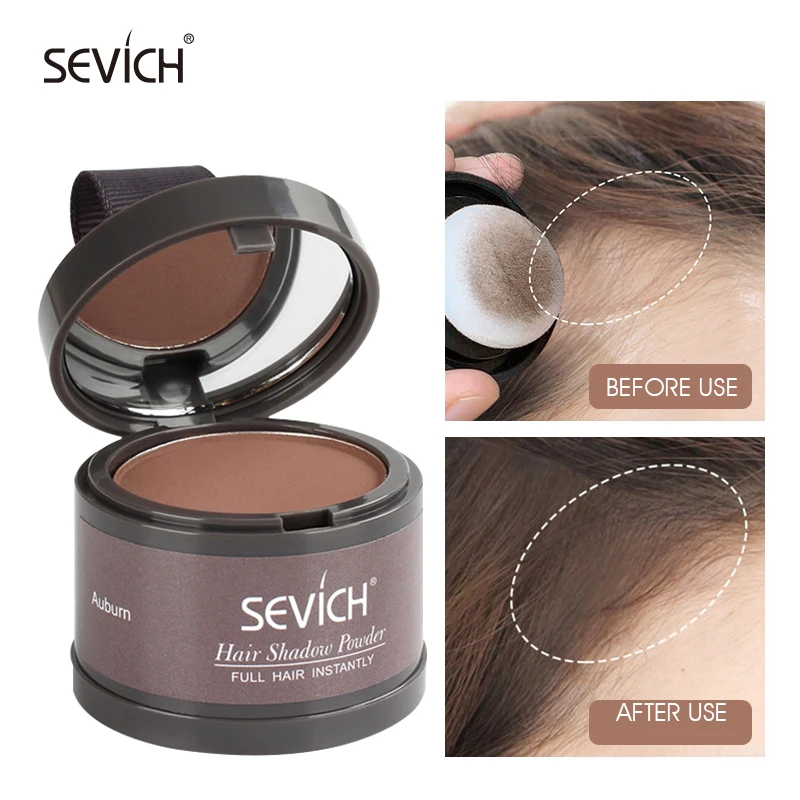 Sevich Hairline Powder 4g Black Root Cover Up Natural Instant Waterproof Hairline Shadow Powder Repair Fill In Shadow Thinning