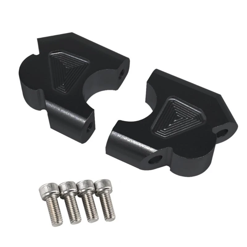 T3LF Aluminum Handlebar Lift set Adjustable Motorcycle Handlebar Extension Handlebar Elevator Set Upgrades for Motorcycles