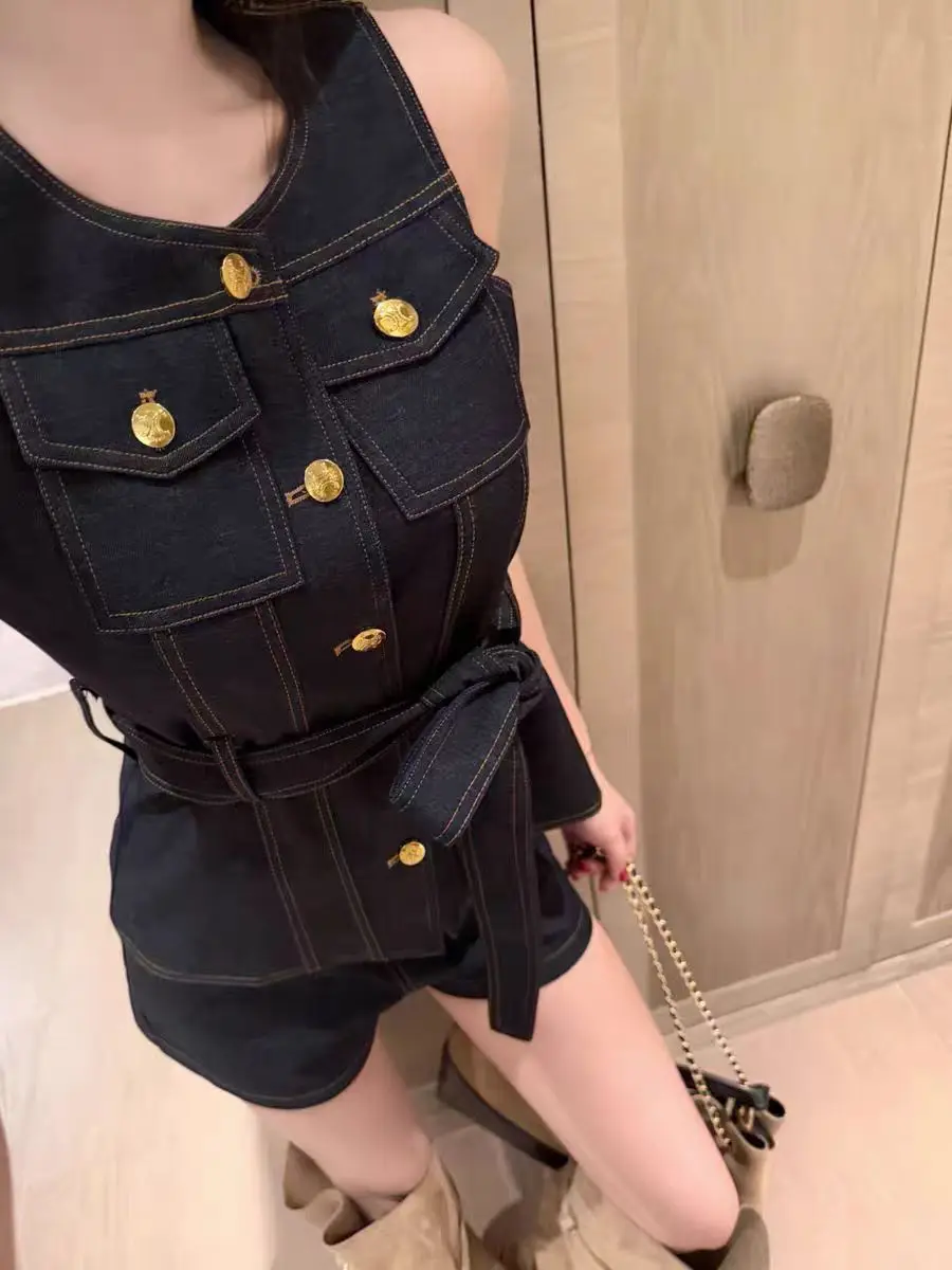 

Женские джинсовые шорты Y2K в американском стиле, темно-синие, с высокой талией, весна-лето 2026, модные, в стиле хип-хоп, готика, повседневные, облегающие