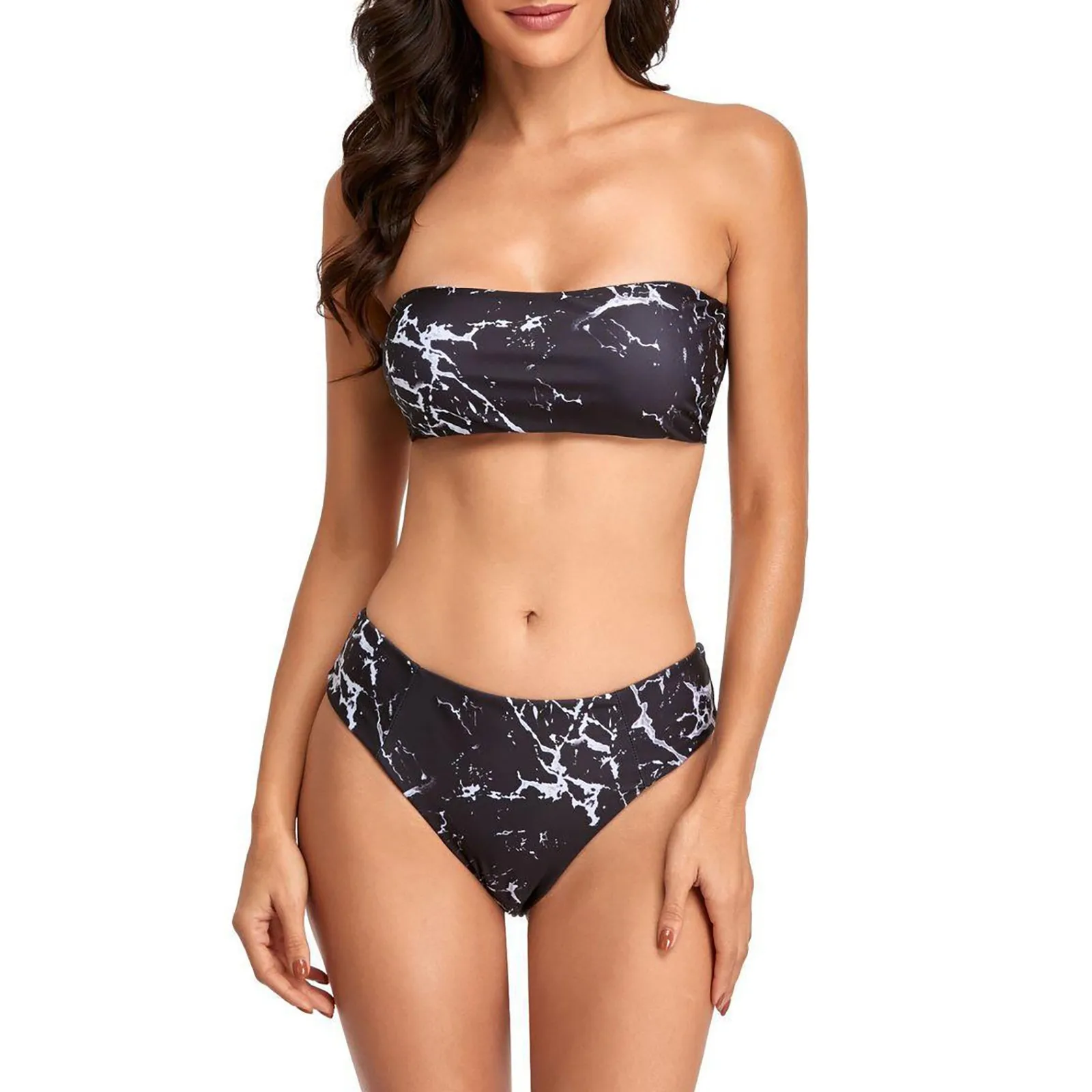 Dames 2 Delige Badpakken Ring Bikini Set Met Cover Up Rok Beugel Badpakken Voor Dames Twee Stukken