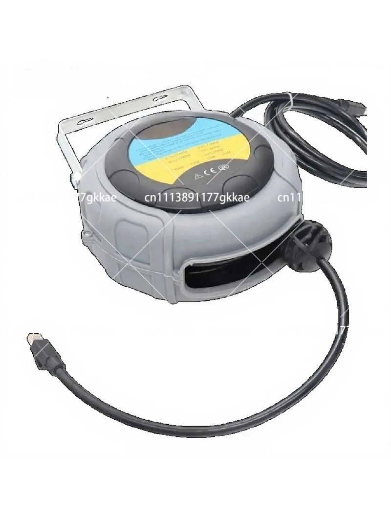 Retractable CAT5 Ethernet Cable Reel 3-7.5M Portable Network Extension Cord Drum for Home Office