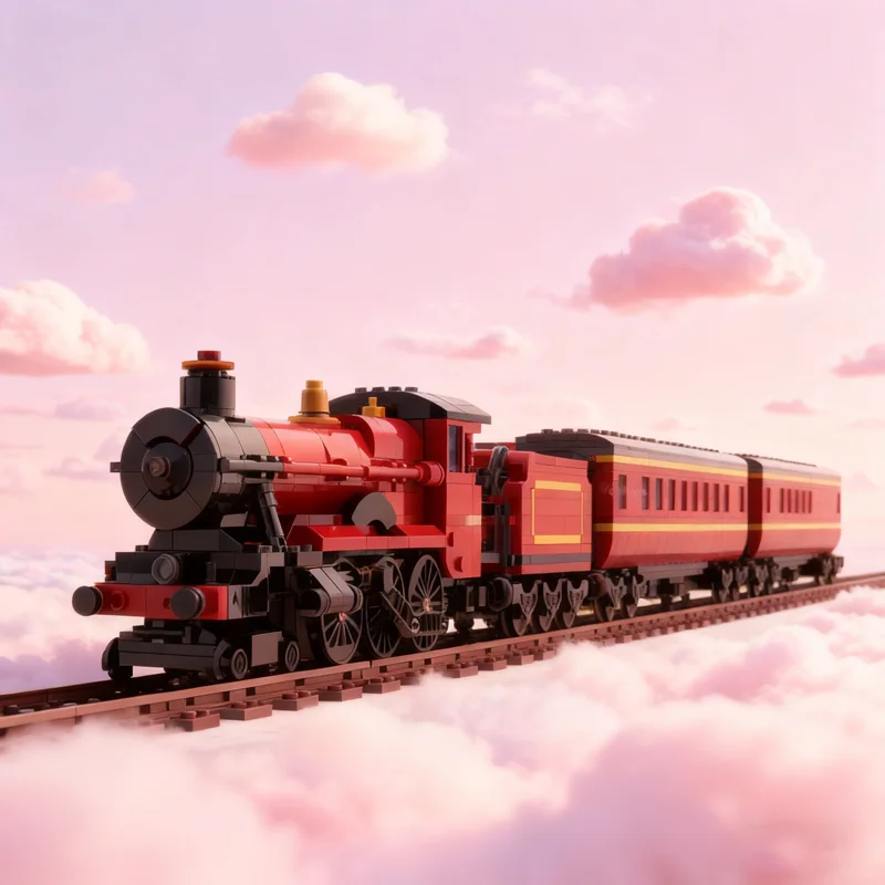 

1707 шт. MOC Hogwart S Express Обновление Гарри Модель Строительные игрушки Блоки Строительство DIY Рождественские подарки Творческая идея Образование