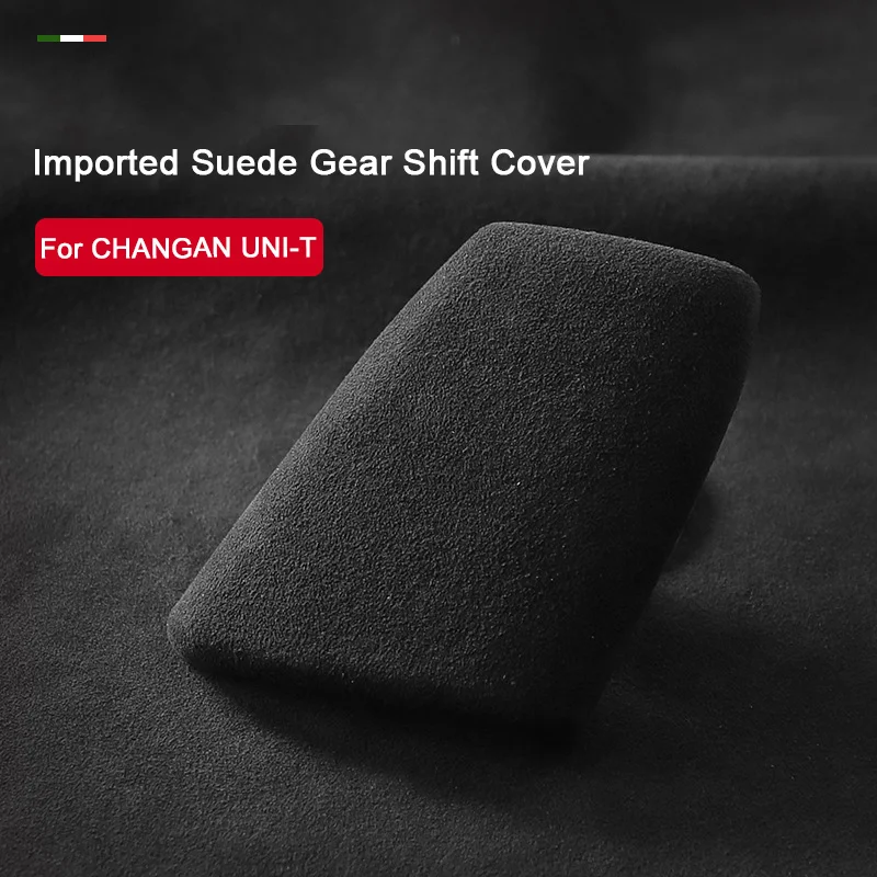 

For CHANGAN UNI-T UNIT 2020 2021 2022 2023 2024, A lcan tara Suede Car Gear Shift Knob Protective Case Gears Lever Head Cover