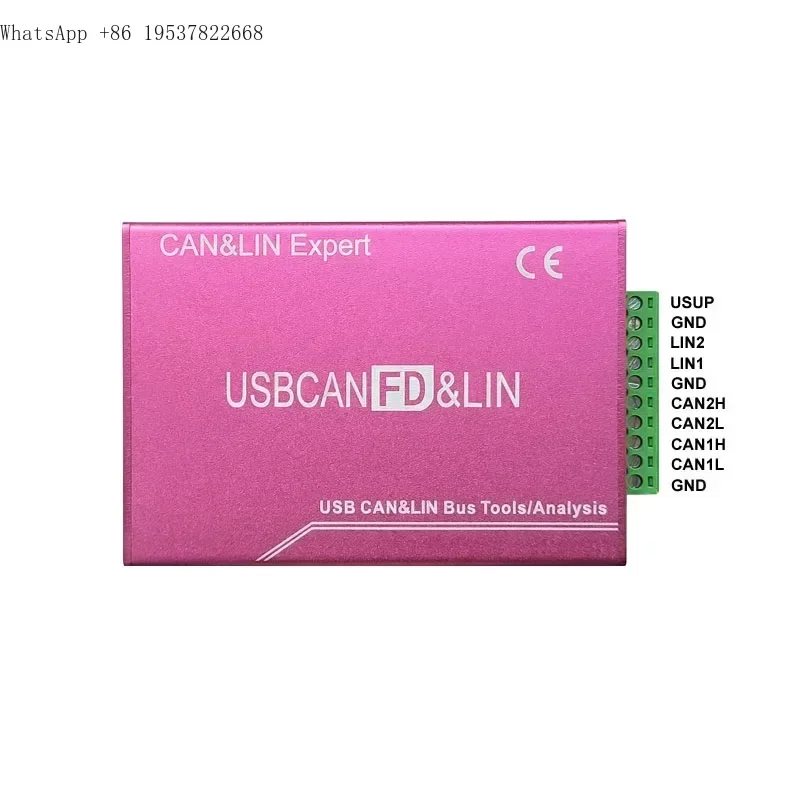 GCAN 2  Usbcan Pro Adapter Canbus Usb Adapter Usb-Can Box Support Dbc Canopen 6 Interface