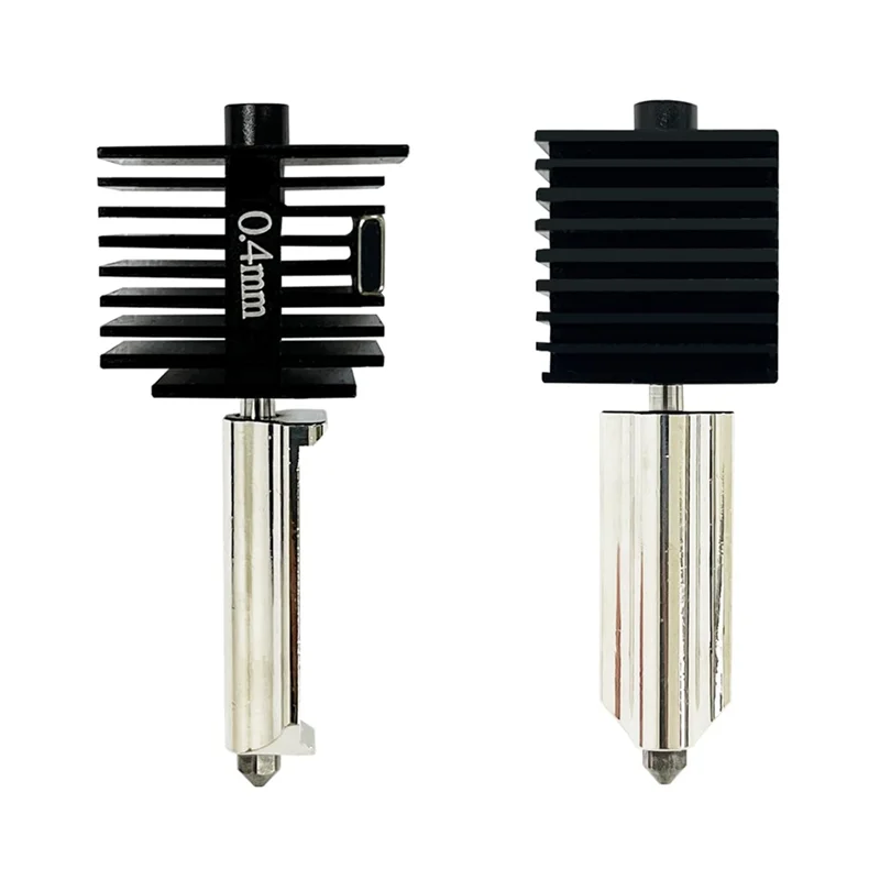 AEF7-2Pack A1 Mini/A1 Print Hot End Kit Extruder 0.4MM Hardened Steel Nozzle Replacement With 4PCS Cover Sock For Bambu Lab