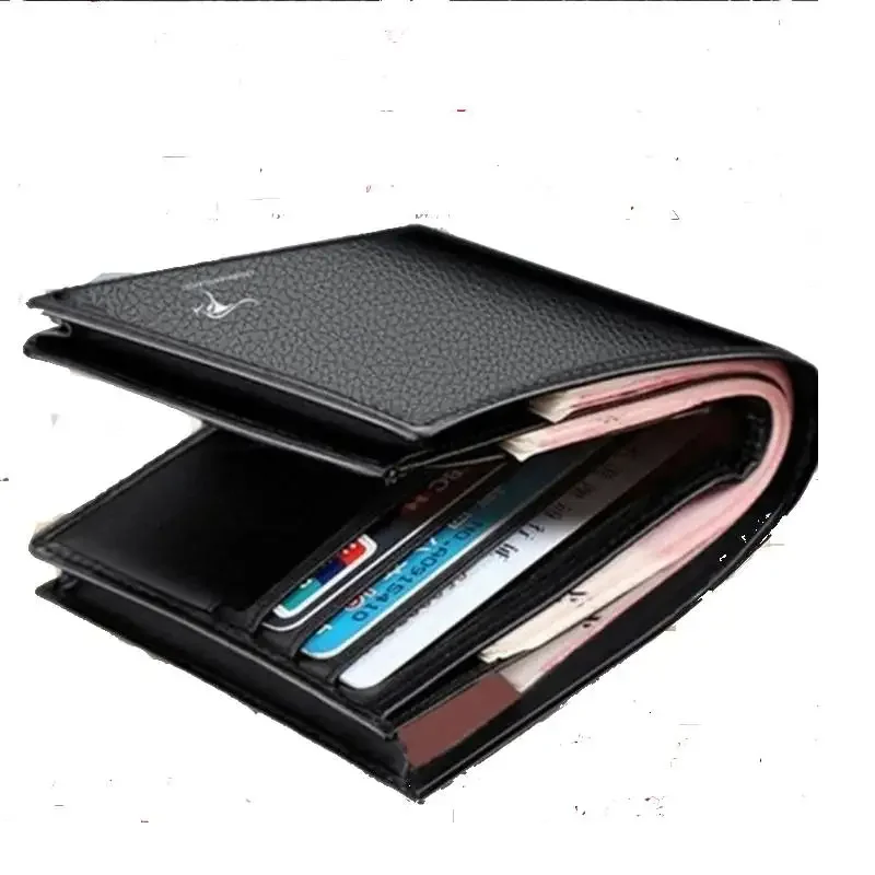 กระเป๋าสตางค์หนังผู้ชายหนังวัวซิปกระเป๋าสตางค์ Man ผู้ถือบัตรแบรนด์ที่มีชื่อเสียงคุณภาพสูงกระเป๋าสตางค์ชายใบอนุญาต 2023