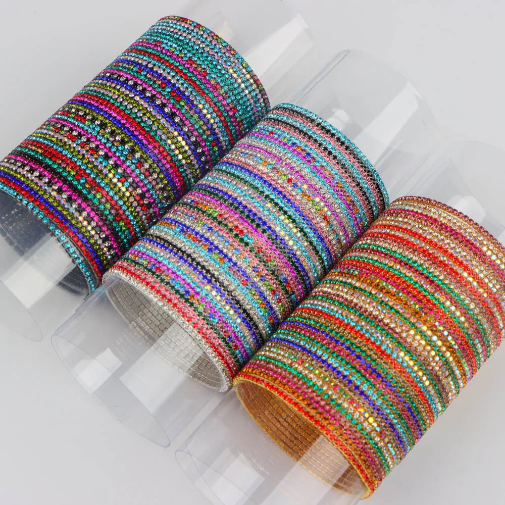 10/20/30/50Pcs/Lot Fashion Shiny Adjustable Bracelet, Stackable Elastic Women's Jewelry Bracelet Randomly Shipped
