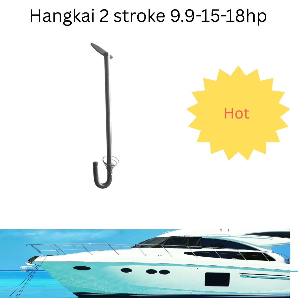 

Часть подвесного мотора, штифт кронштейна с углом наклона для 2-тактного челночного двигателя Hangkai 9,9-15-18 л.с., аксессуары