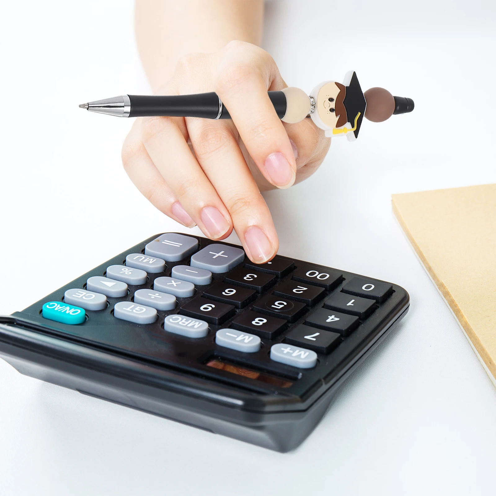 

Beaded Ballpoint Pen Cute Pens for Teachers Signature Executive Men Silica Gel Business Fancy Kit Office