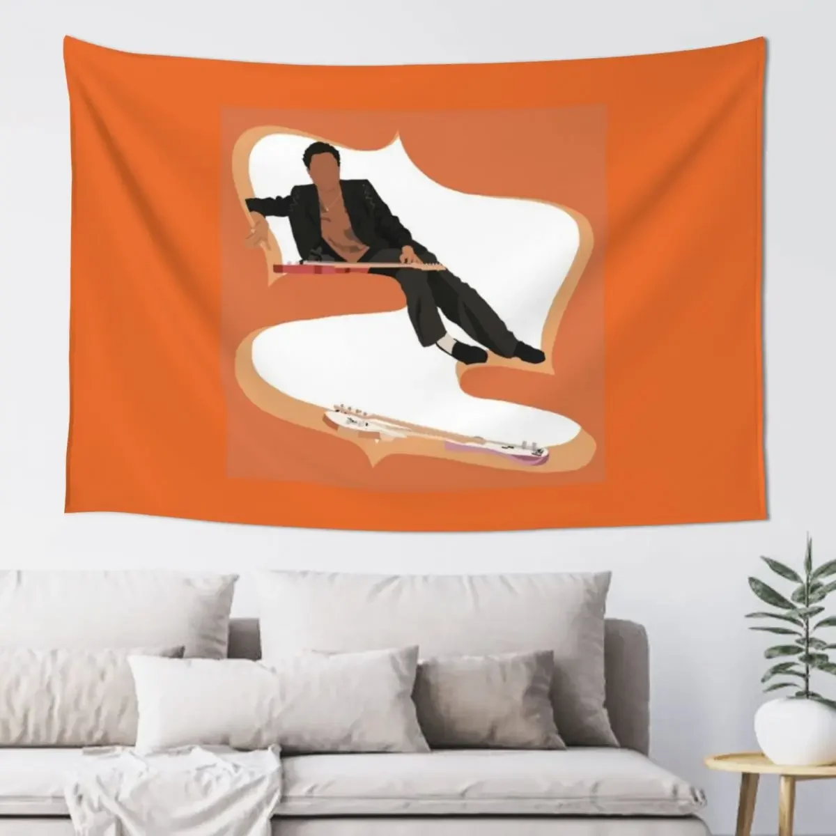 

Steve Lacy Apollo XXI Tapestry Room Decorator Art Mural Tapestry