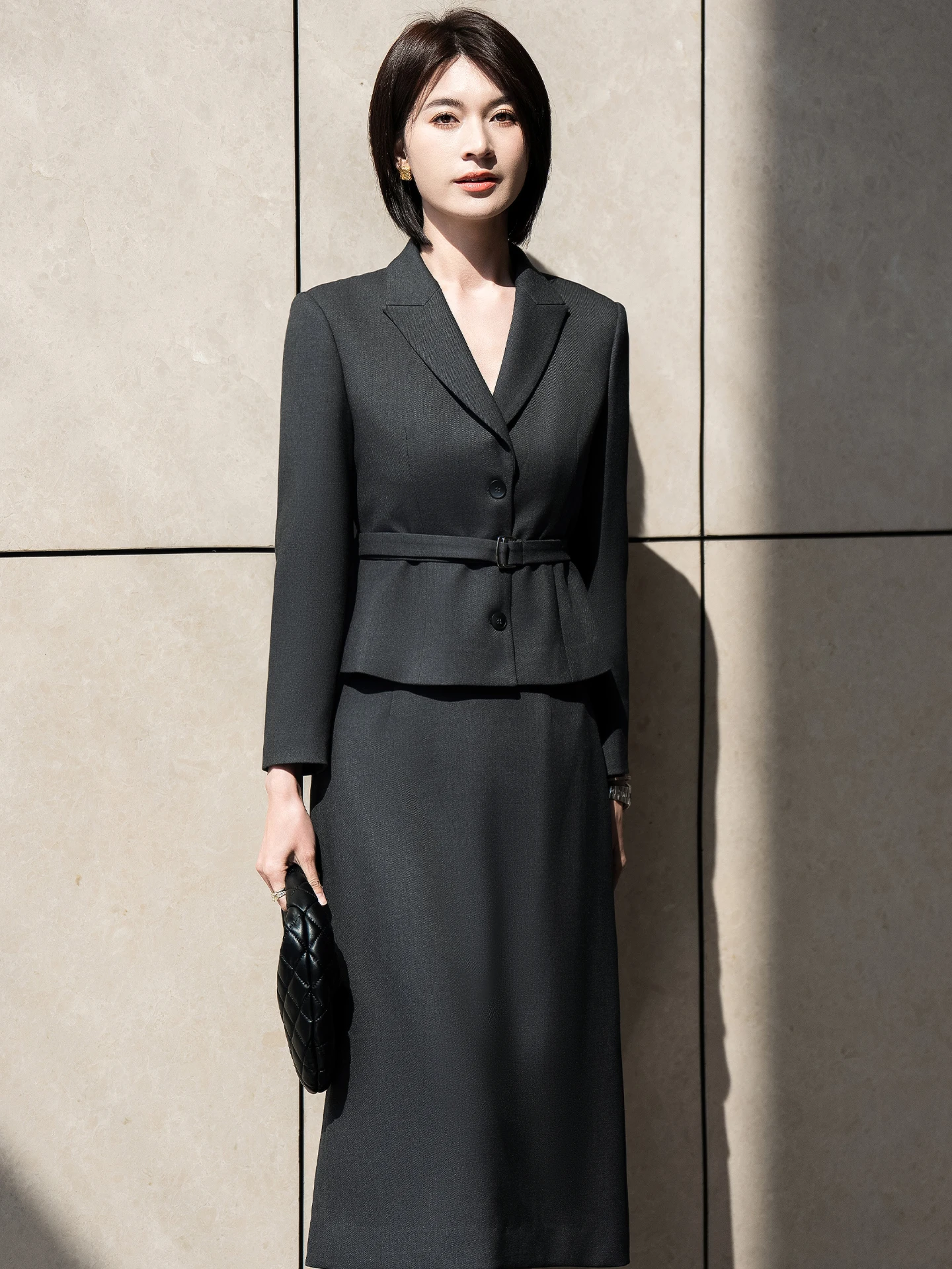 

Chic Business Casual Women's Suit Set Two-Piece Spring 2026 Commute Light Maturity Fashion Elegant Style High Waist Pants
