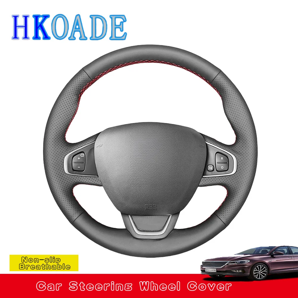 

Customize DIY Microfiber Leather Steering Wheel Cover Auto Accessories For Renault Clio 4 (IV) Kaptur Captur 2016-2019