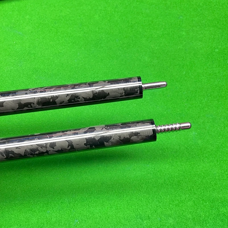 Carbon Fiber 13mm Tip 20oz 58in 1/2 Split Pool Cues with Radial Joint and Durable Butt Shaft for Billiard