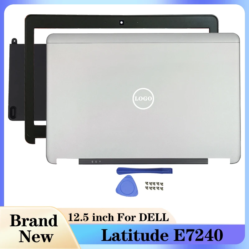 

For Dell Latitude E7240 0WRMNK 04VCNC 08HH6V AM0VM000701 Laptop LCD Back Cover/Front Bezel/Bottom Door Cover Silver