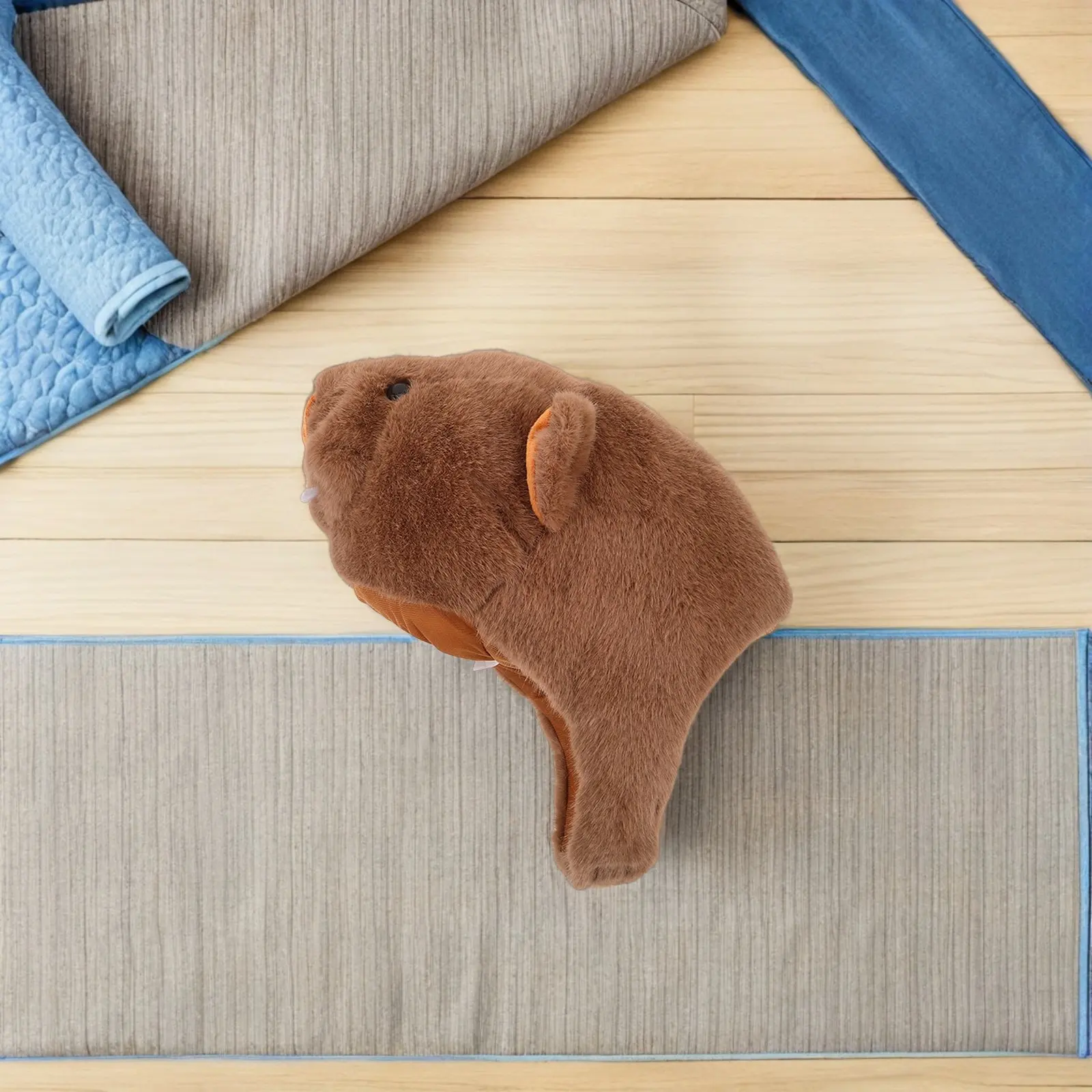 

Мультяшный головной убор в виде сурка: очаровательная шапка в форме животного для фотосессий, дня рождения, карнавала, свадьбы, вечеринки - забавный реквизит для выступлений