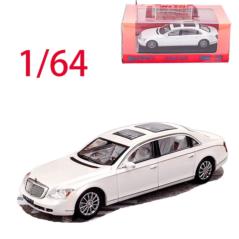 

SH Diecast 1/64 Scale Benz Alloy Car Model Benzs Maybach 62 Play Vehicles Toys for Boys Original Box Collection Display