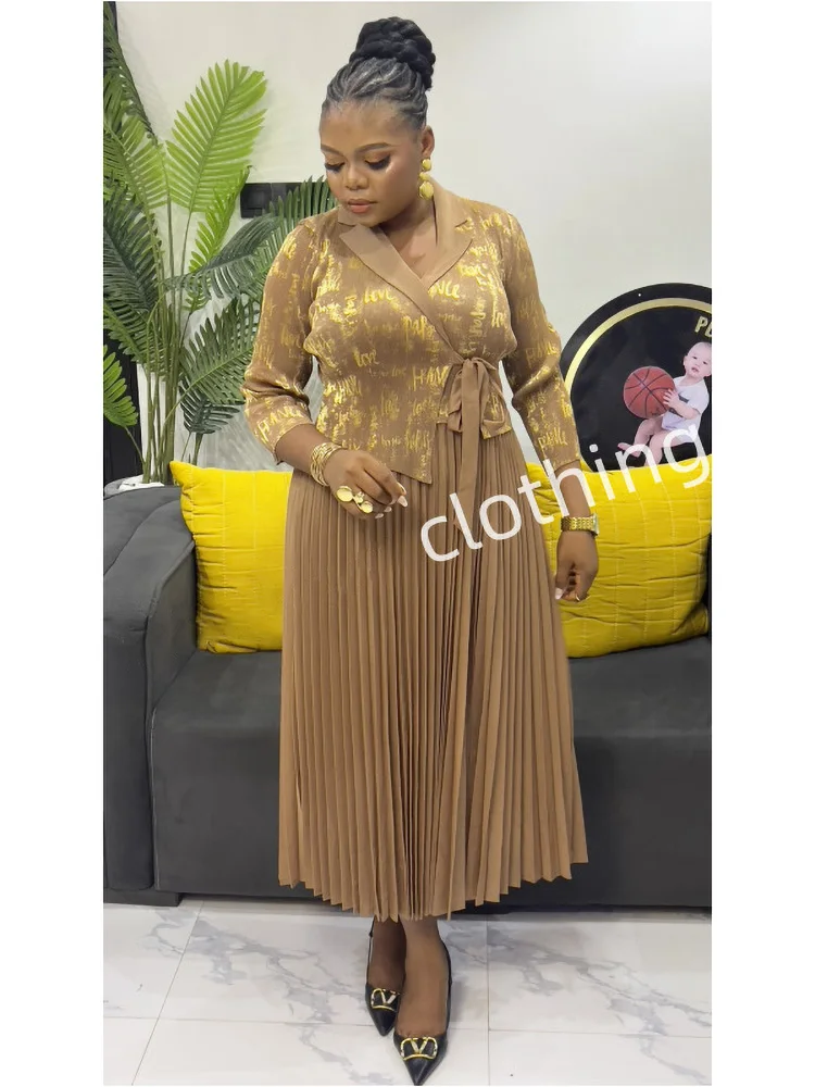 EGRM Miyake Pleated Evening Dresses Woman Luxury Elegant Party Long Sleeve Dress For Women 2025 New Ball Gowns Formal Prom 6R159