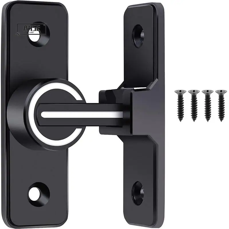 

A45F-1 PCS Sliding Barn Door Latch Luminous 90 Degree Heavy Duty Gate Latch Suitable For Garden,Garage (90 Degree)