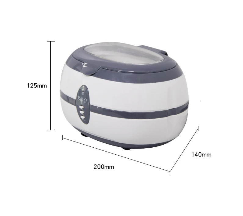 WZ-JP121 Small Ultrasonic Glasses Washing Machine Household Jewelry Watch Stainless Steel Automatic Cleaner