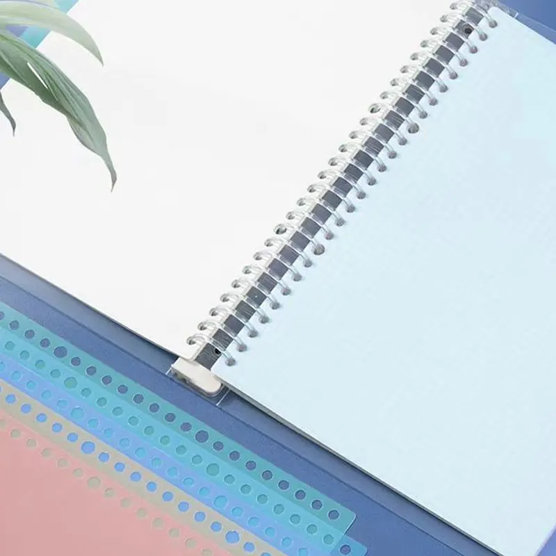 5Pcs/set B5 Loose-Leaf Divider And Baffle PP Transparent Matte Universal Notebook Divider Stationery Bookmark School Accessories