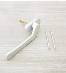Broken Bridge Aluminum Alloy Casement Window Screen Window Handle Folding Door Sword-Shaped Thin Flat Square Steel Handle