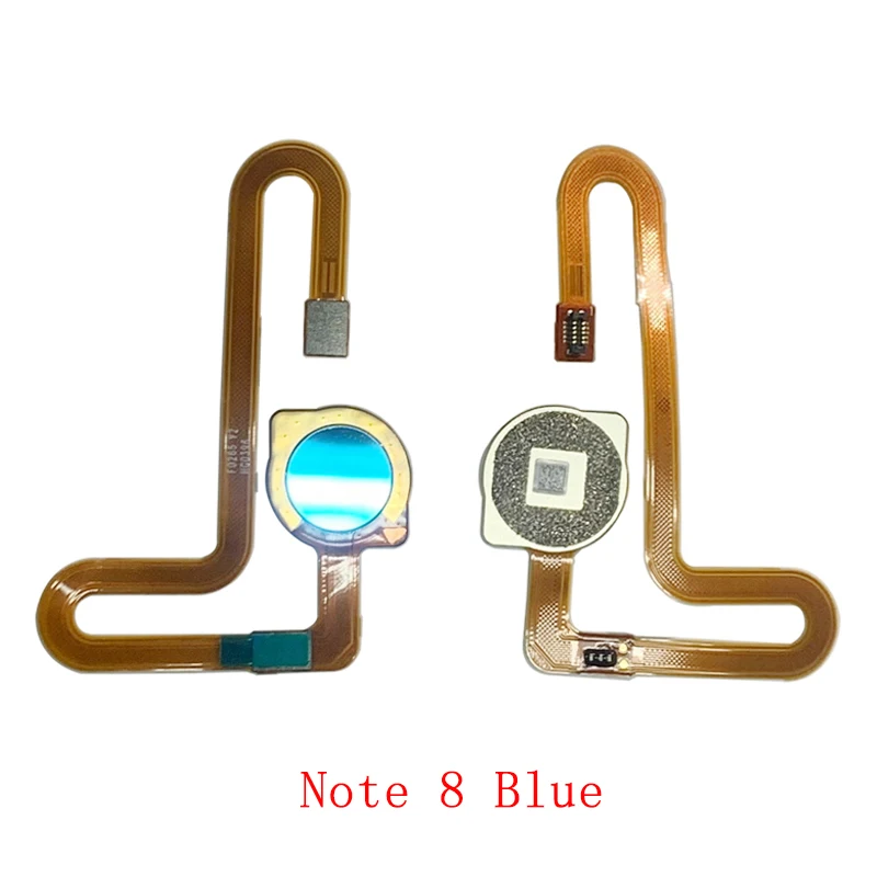 Original Fingerprint Sensor Scanner Home Button Flex Cable For Xiaomi Redmi Note 8 8T 8 Pro Touch Sensor Repair Parts