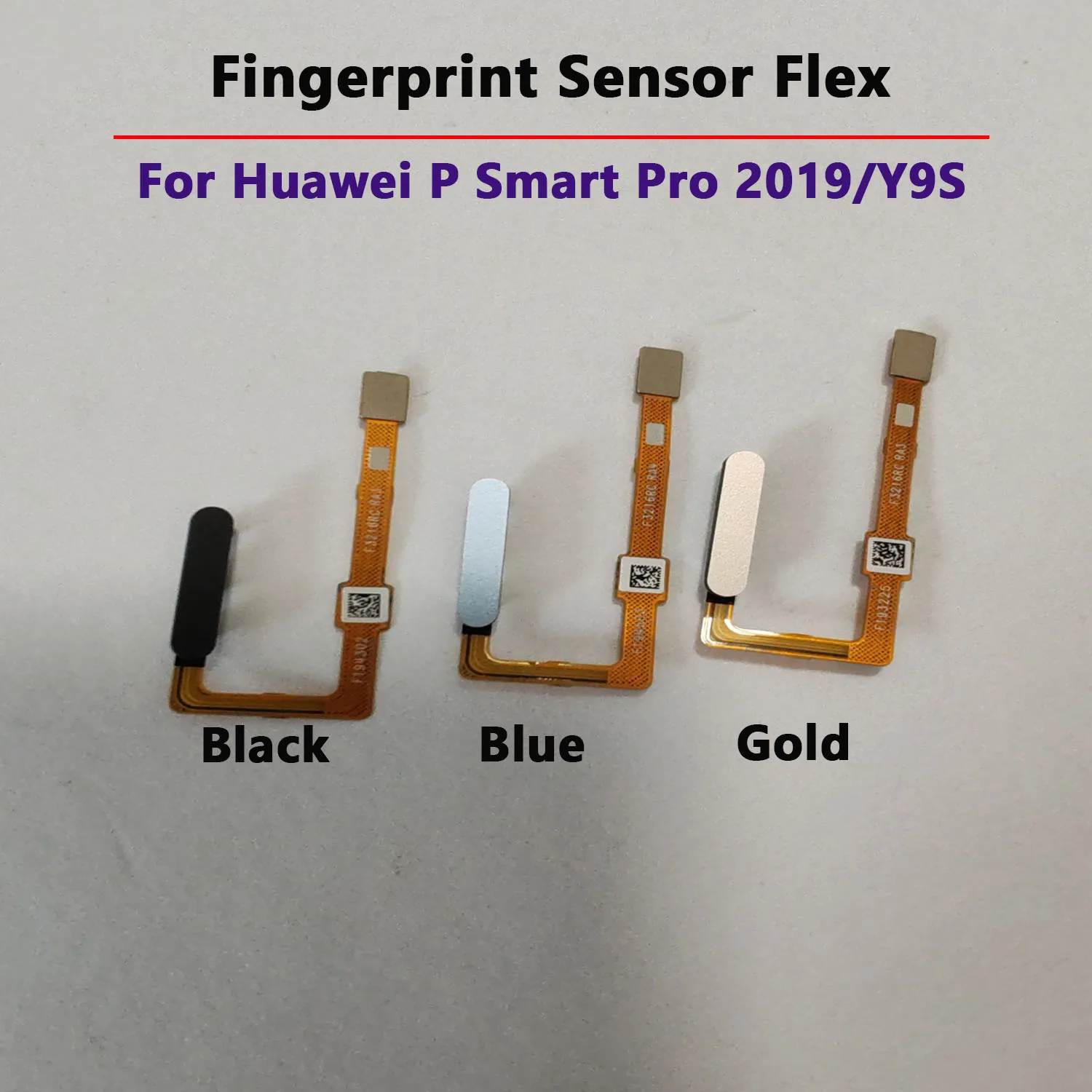 

For Huawei P smart Pro 2019 / Y9S Home Button Fingerprint Sensor Return Power On Off Flex Cable